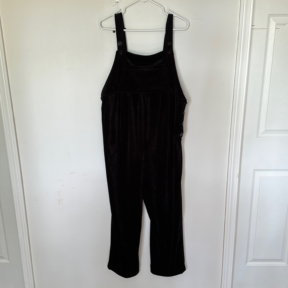 Vintage Overalls Stretchy Velvet/Velour